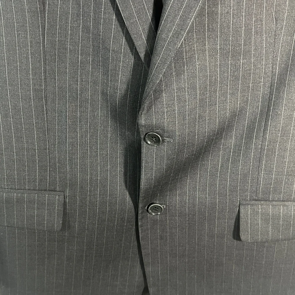 Brooks Brothers 1818 Madison Men pinstripe 100% Wool Blazer Sport Coat Jacket 42